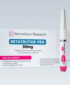 RETATRUTIDE 30mg Pen Remedium Research UK research peptides official website