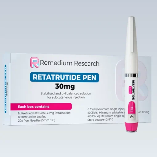 RETATRUTIDE 30mg Pen Remedium Research UK research peptides official website