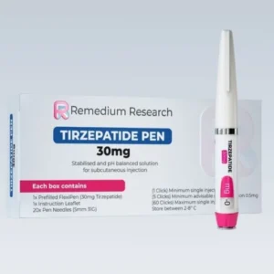Tirzepatide 30mg Pen Remedium Research UK GLP-1 GIP peptide research